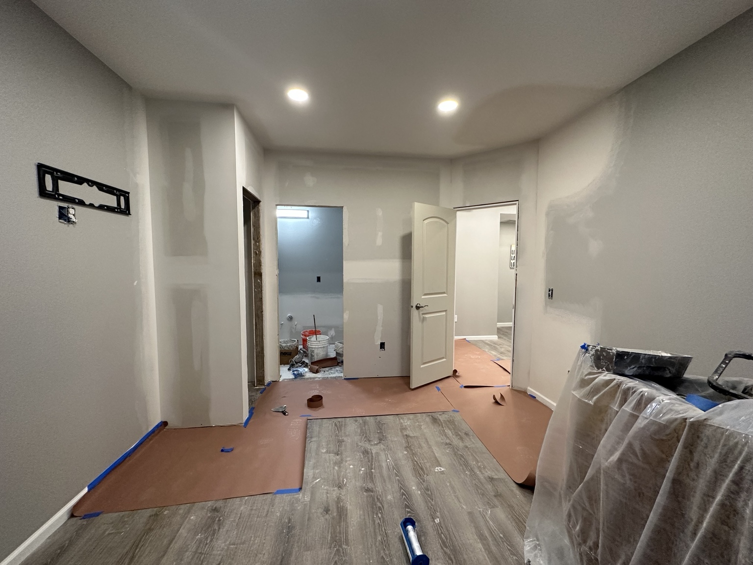 Residential drywall repair and finishing