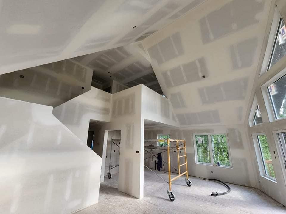 Custom high ceiling drywall project